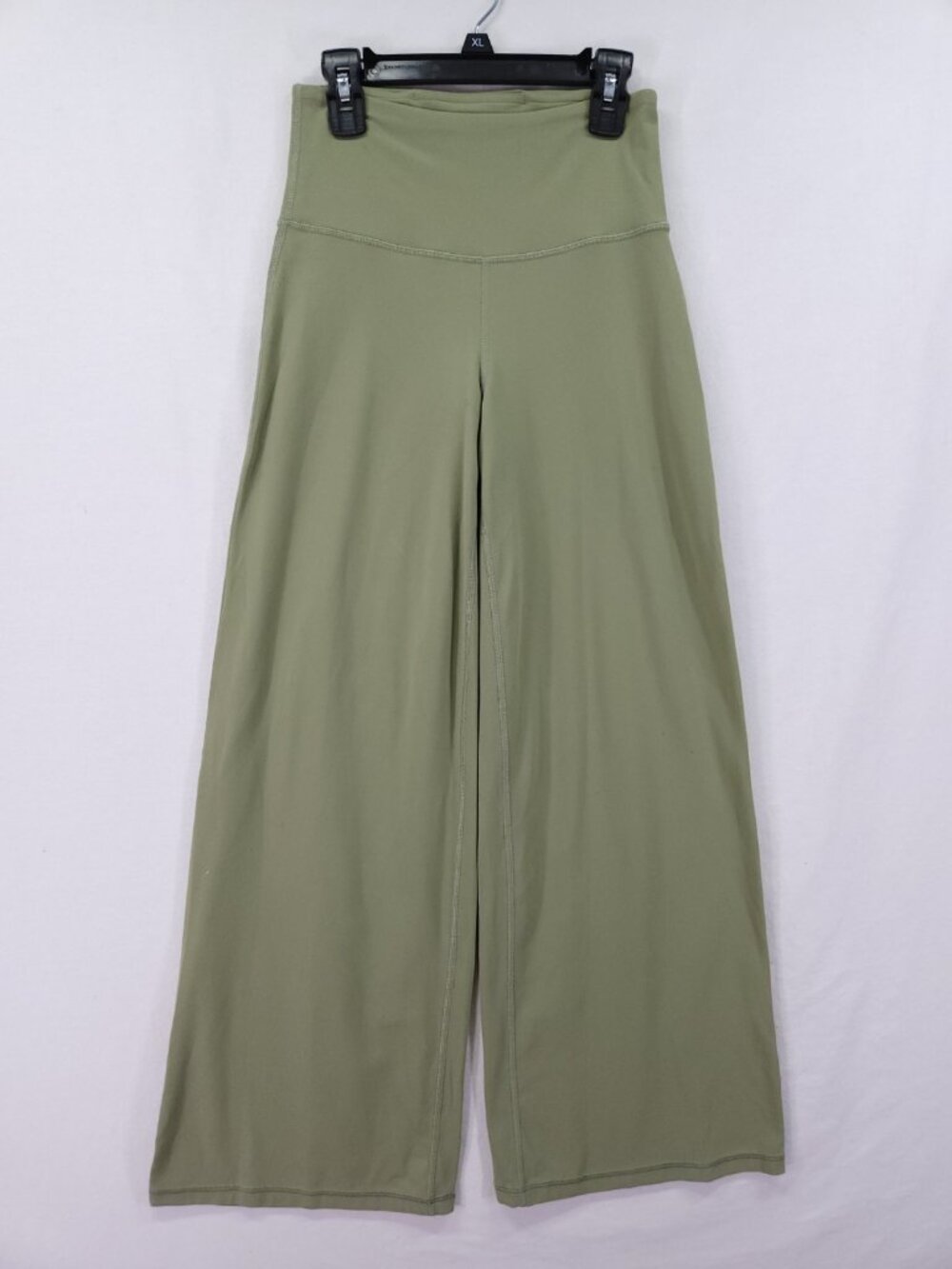Athleta Size XS Petite Green Elation Wide Leg High Rise Yoga Stretch Pants